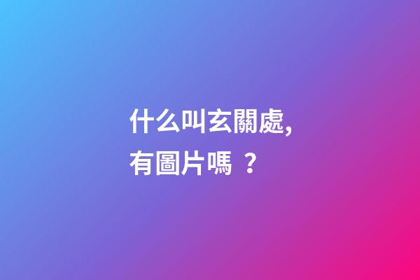 什么叫玄關處,有圖片嗎？